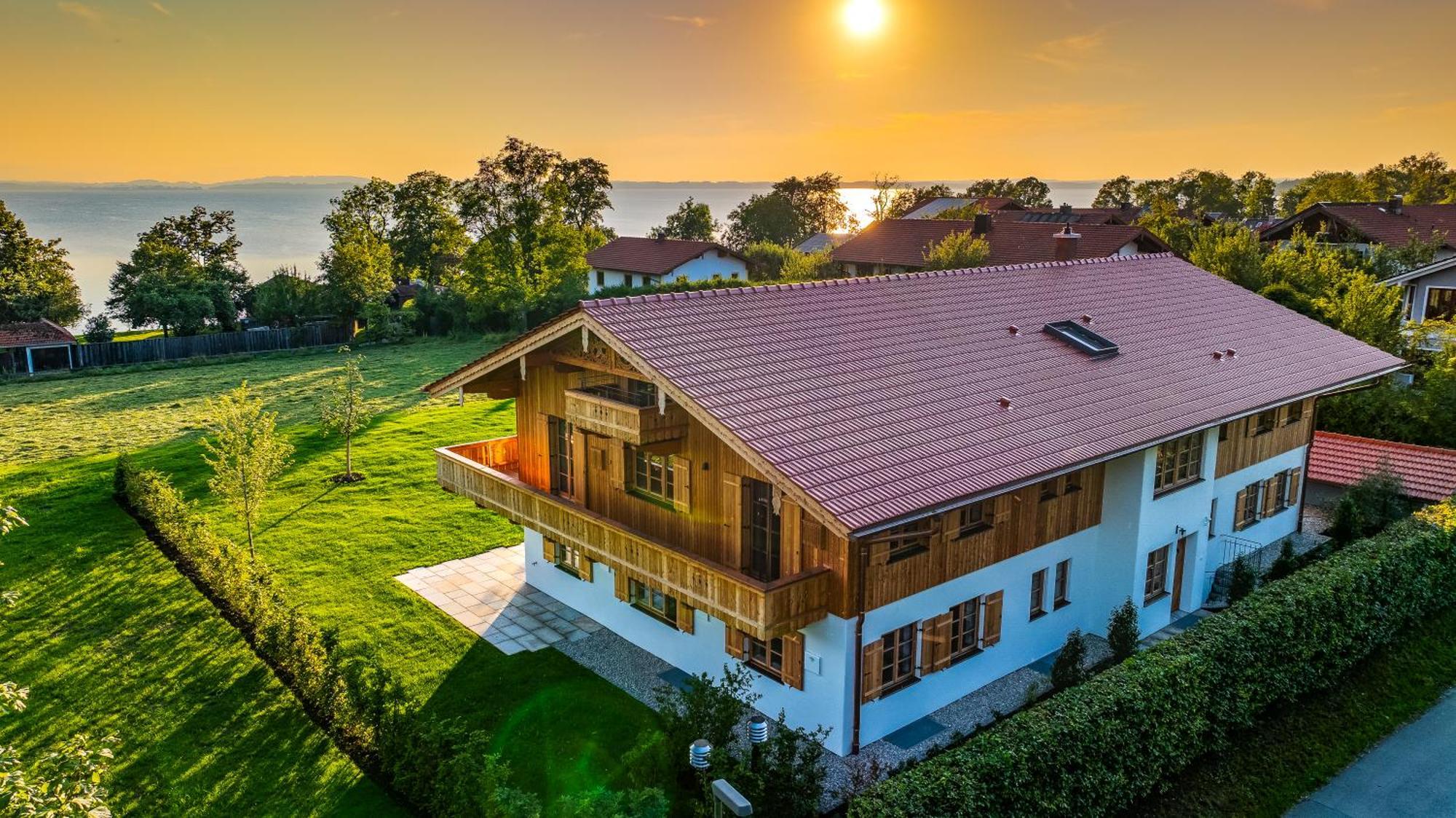 Graf Chiemo Suites - Direkt Am Chiemsee Mit Separatem Seezugang Chieming Exterior foto